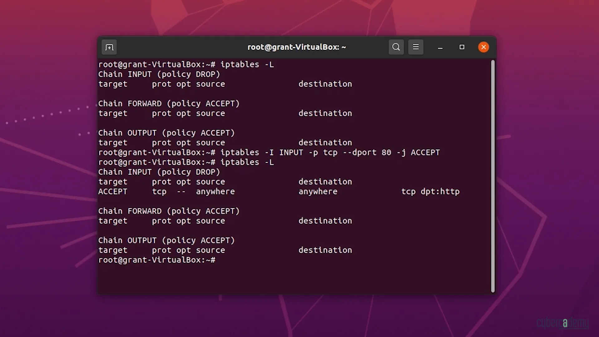Course lab screenshot 2